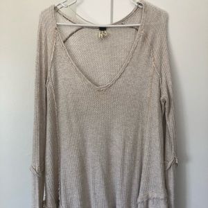 Free People long sleeve thermal top